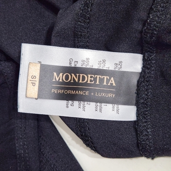 MONDETTA Activewear Black Capri Pants - Picture 2 of 7